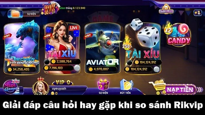So sánh Rikvip Vs top game hot: Đâu là cái tên dẫn đầu? 4 Vấn đề game thủ thường đặt ra khi so sánh Rikvip