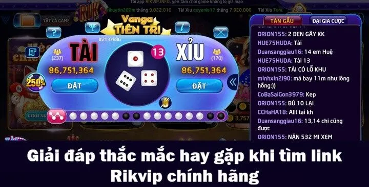 Tìm link chính hãng Rikvip truy cập an toàn & không bị chặn 5 Khi tìm link chính hãng Rikvip, game thủ lăn tăn điều gì?