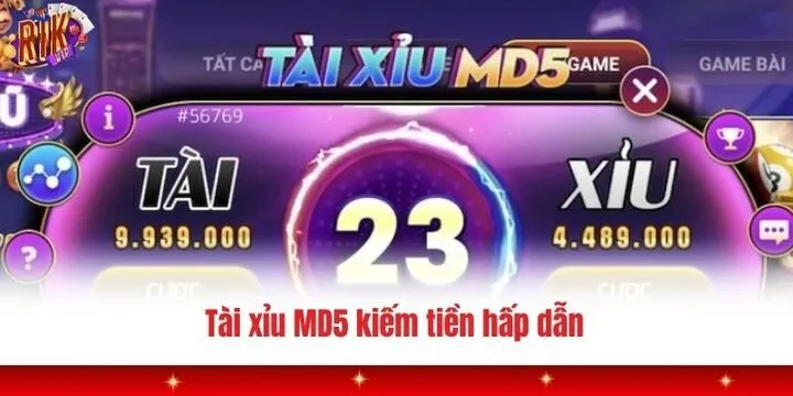 Tài xỉu MD5 Rikvip - Săn phần thưởng đầy hấp dẫn năm 2026 2 Tài xỉu MD5 Rikvip kiếm tiền thưởng hấp dẫn trong tầm tay