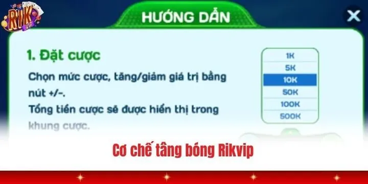 Cơ chế tâng bóng Rikvip nhận thưởng nhân đôi