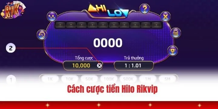 Hilo Rikvip - Dự đoán bài cao thấp nhận thưởng tức thì 2 Các thông số tổng hợp của game bài Hilo Rikvip