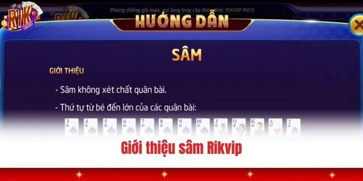 Sâm Rikvip - Tất tần tật hướng dẫn cần thiết cho newbie 2 Giới thiệu vài nét về game bài sâm Rikvip