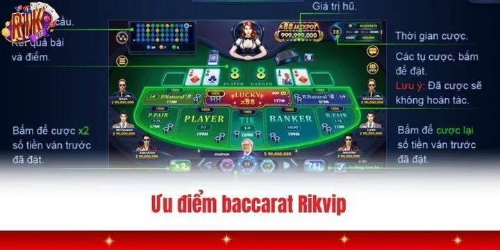 3 điểm nhấn nổi bật baccarat Rikvip