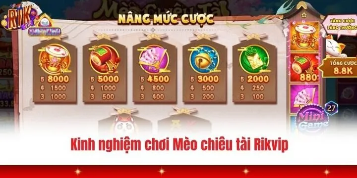 Mèo chiêu tài Rikvip - Mang thế giới giàu sang trong tầm tay 4 Những kinh nghiệm tham gia Mèo chiêu tài Rikvip thắng