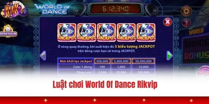 World Of Dance Rikvip - Vũ điệu âm nhạc nổ hũ tiền tỷ 3 Nắm vững luật World Of Dance Rikvip để húp tiền