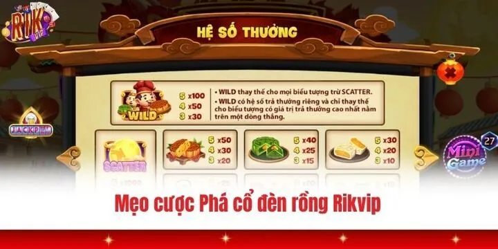 Một số phương pháp quay phá cổ đèn rồng Rikvip của chuyên gia