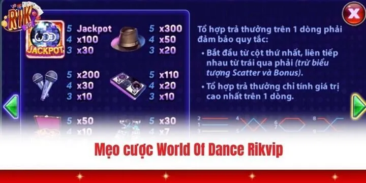 World Of Dance Rikvip - Vũ điệu âm nhạc nổ hũ tiền tỷ 4 Bí kíp quay hũ World Of Dance hiệu quả nhất hiện nay
