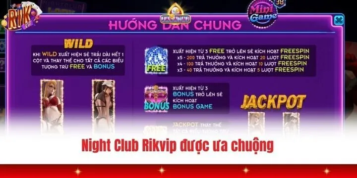 Night Club Rikvip đang được nhiều người tham gia ưa chuộng