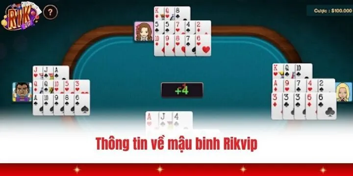 Một vài thông số về game bài mậu binh Rikvip