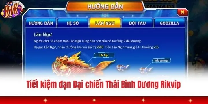 Đại chiến Thái Bình Dương Rikvip - Săn cá khủng dưới đáy biển 4 Giới thiệu về tựa game Đại chiến Thái Bình Dương Rikvip