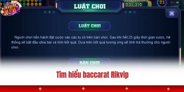 Tìm hiểu game bài baccarat Rikvip là gì